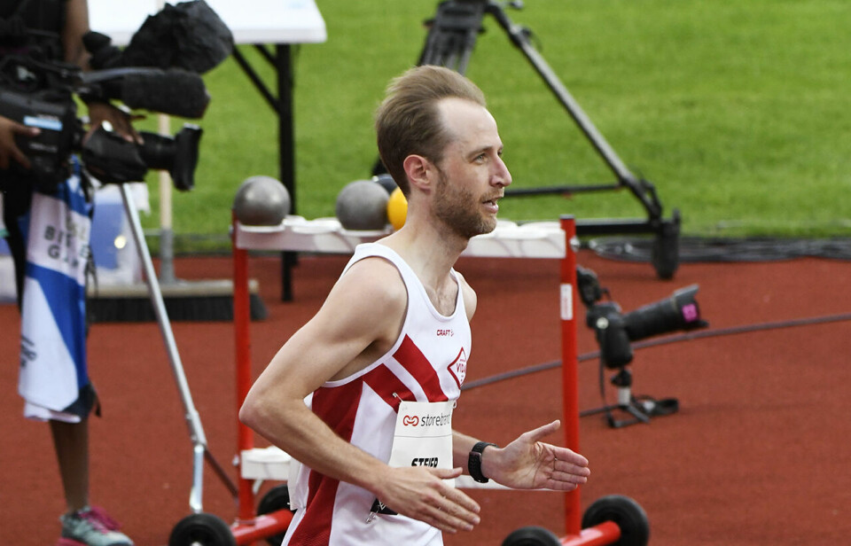 Rolf Steier var raskeste mann på 10000 meteren på Bislett 11. juni. (Arkivfoto: Bjørn Johannessen) Rolf Steier
