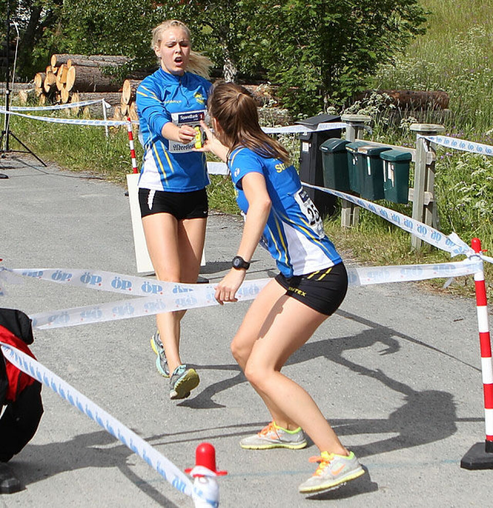 Dramatisk da Strindheim vant dobbelt i St. Olavsloppet Veksling_Strindheim_Undersaaker_A20G9252.jpg