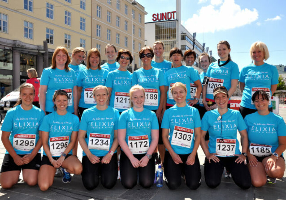 Feststemning på Torgallmenningen