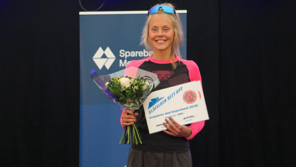 Johanna Åström med ny løyperekord i Blåfelden Rett Opp Johanna_Loperekord.jpg