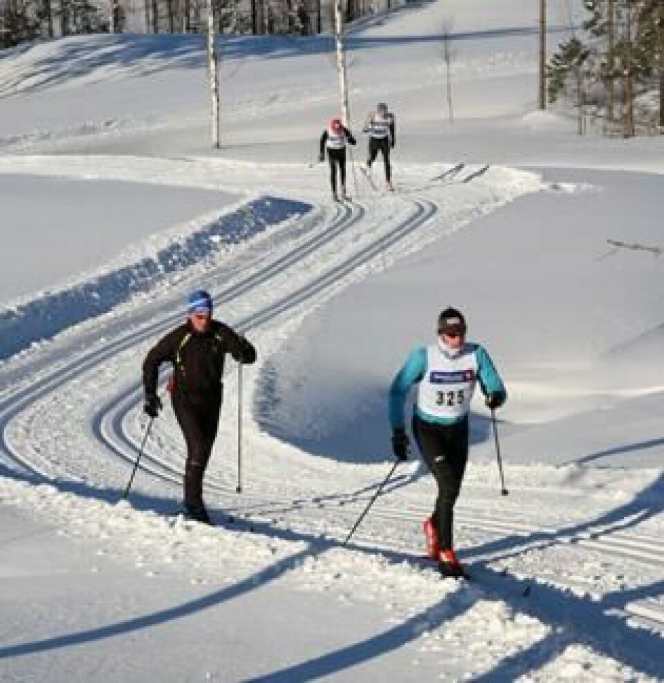 Magnor-duo først rundt Liermoen