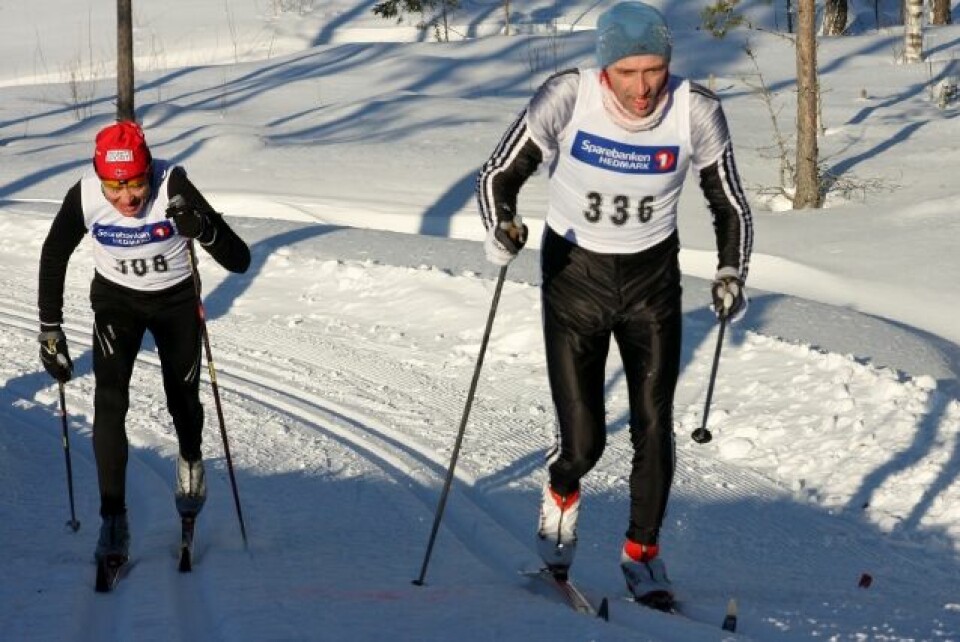 Magnor-duo først rundt Liermoen