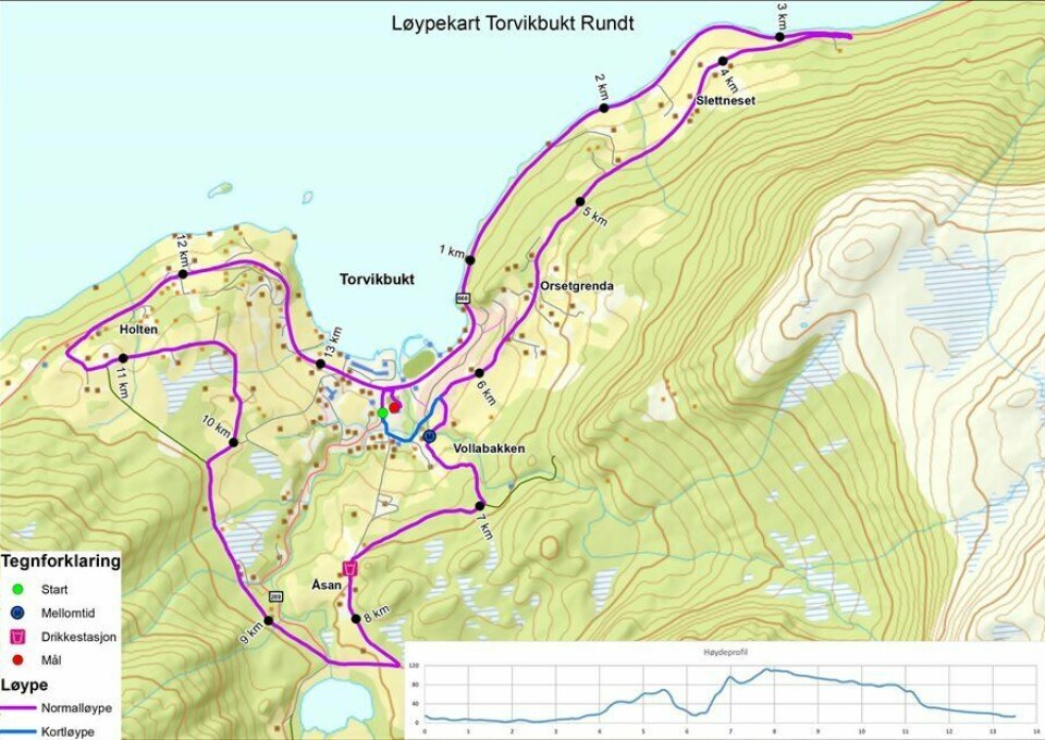 Klart for Torvikbukt Rundt på lørdag Torvikbukt_Rundt_løypekart.jpg