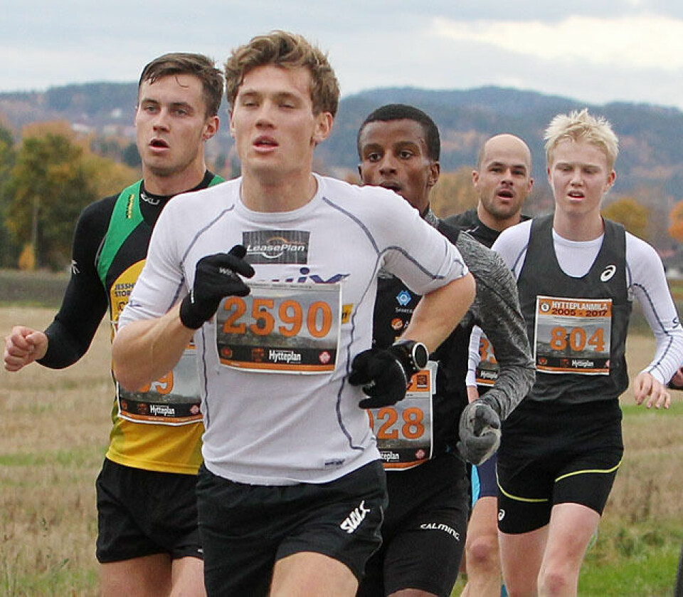 Karoline Bjerkeli Grøvdal med kjempeløp i Hytteplanmila - nå med 39 bilder 8-5km_gutta_boys1_Kirkeberg_Moerk_Arne_Post_bakerst_A20G6355.jpg
