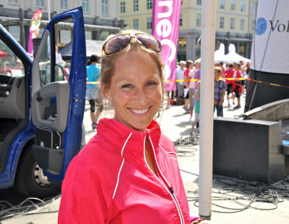 Feststemning på Torgallmenningen