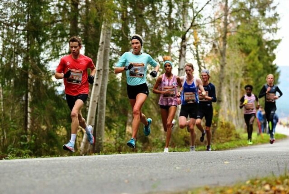 Karoline Bjerkeli Grøvdal med kjempeløp i Hytteplanmila - nå med 39 bilder Hytteplanmila2017-8500meter-3.jpg