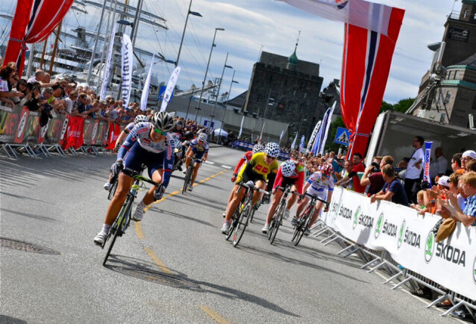 Fartsfest i Bergen sentrum