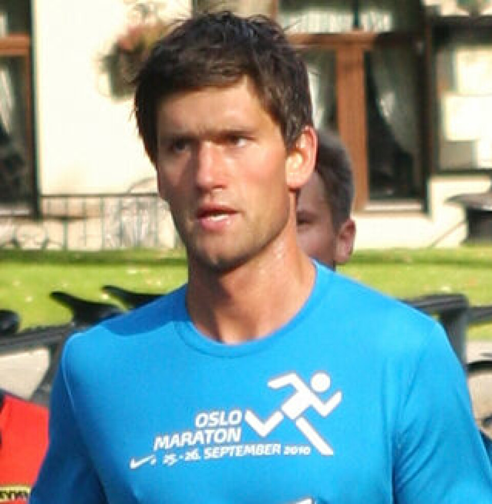 Jevnt på Domkirkeodden Haavard_Ellefsen_Oslo_Maraton_2011