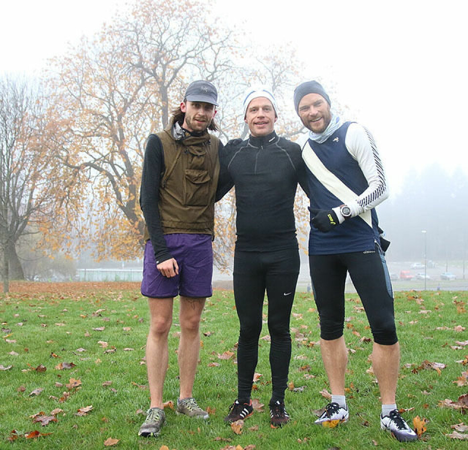 Tåke og løv da 68 løp det #11 Tøyen Parkrun De_tre_beste_Gutta_IMG_1517.jpg