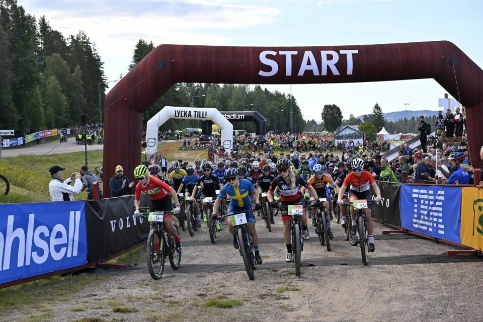 Emil Lindgren og Sandra Salinger vant Cykelvasan Damstart Cykelvasan 2022.jpg