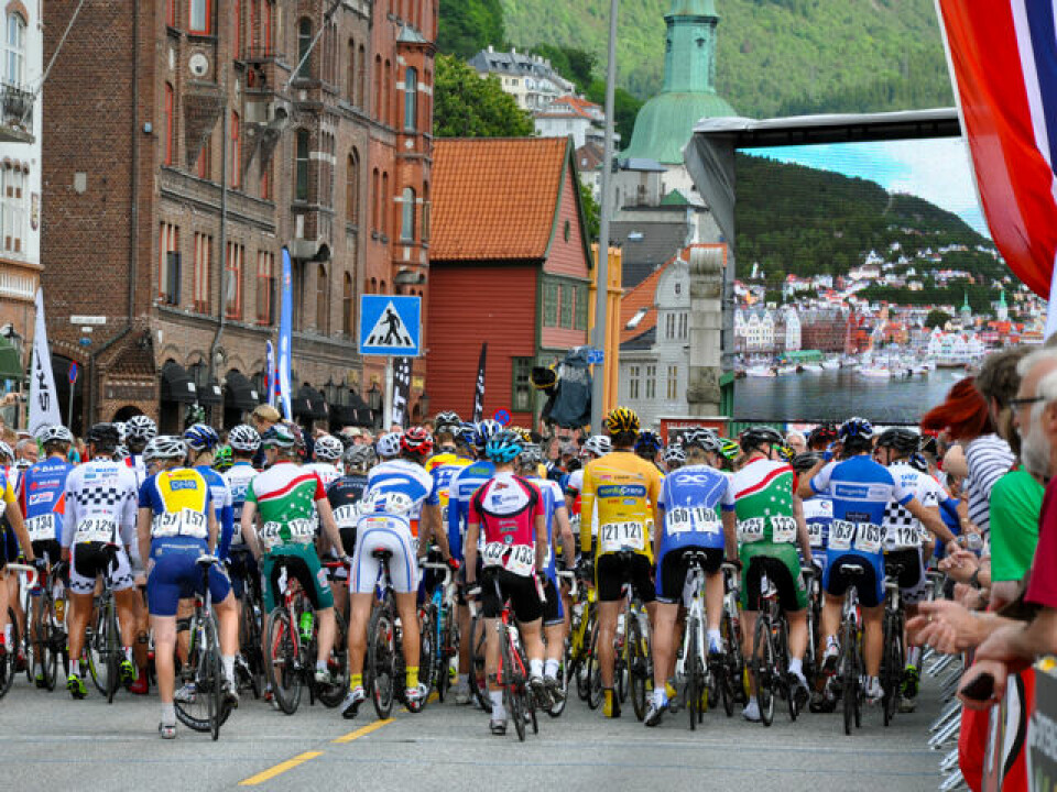 Fartsfest i Bergen sentrum