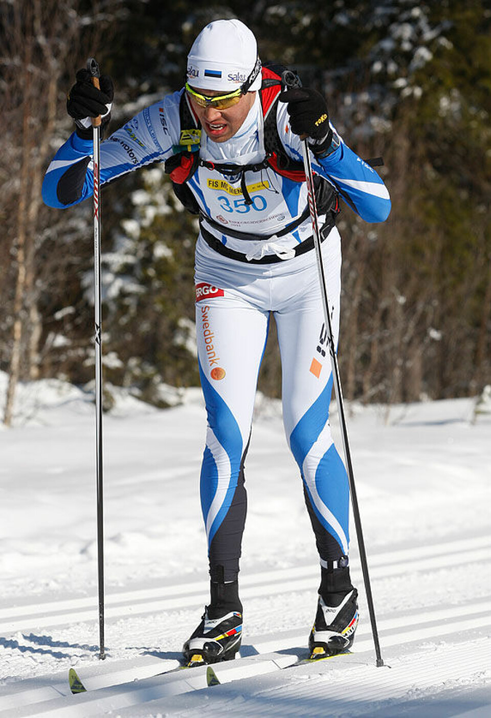 Ola Kvaale først over fjellet!