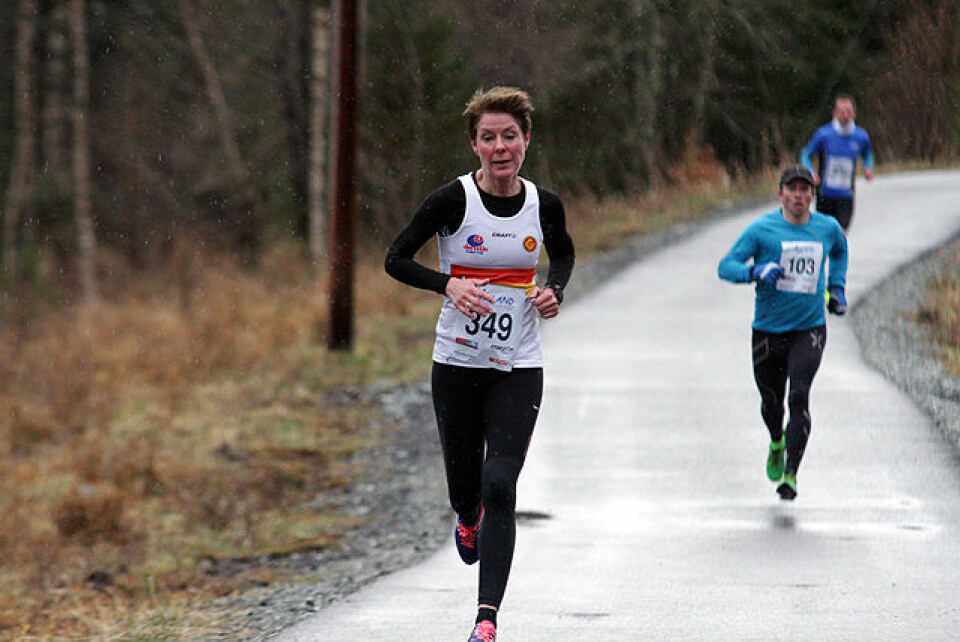 Pernille Thomassen løp fra alle i våt Kalandkarusell IMG_9979