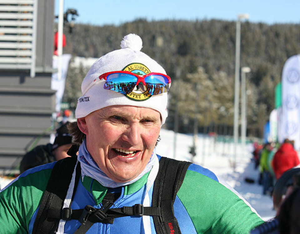 Ola Kvaale først over fjellet!