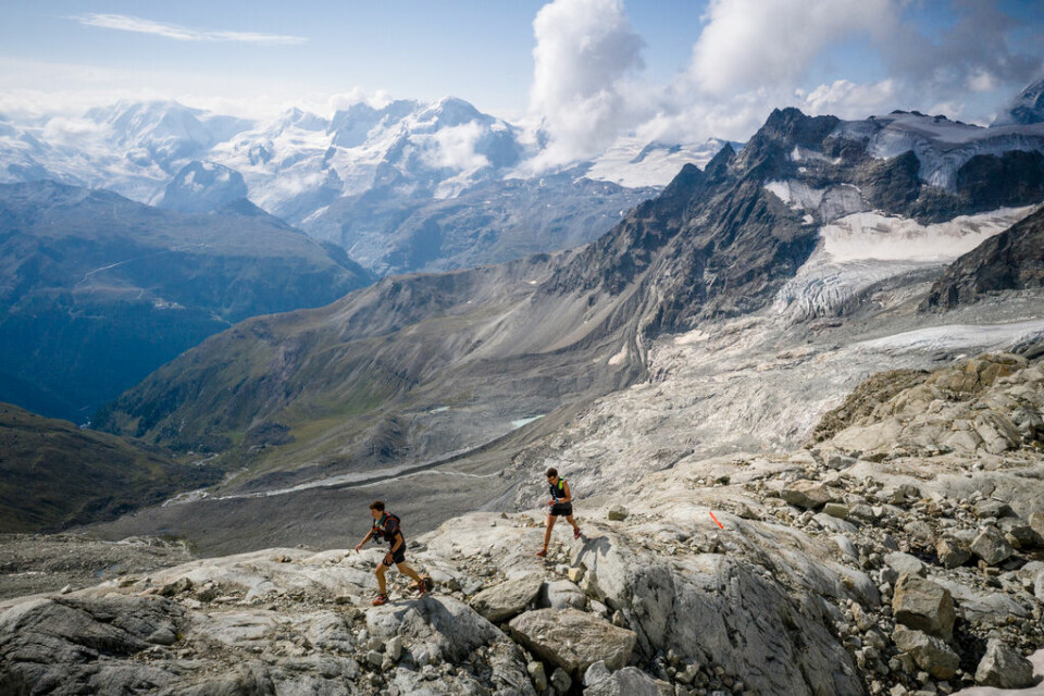 Daniel Antonioli og Johanna Åström vant 'extreme' Matterhorn Ultraks Photographer: David Carlier, www.davidcarlierphotography.com