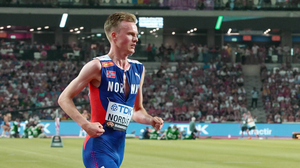 Narve Gilje Nordås viste med norsk rekord at formen er god etter høydeoppholdet. Her fra VM i Budapest 2023. (Foto: Arne Dag Myking) Narve Gilje Nordås viste med norsk rekord at formen er god etter høydeoppholdet. Her fra VM i Budapest 2023. (Foto: Arne Dag Myking)