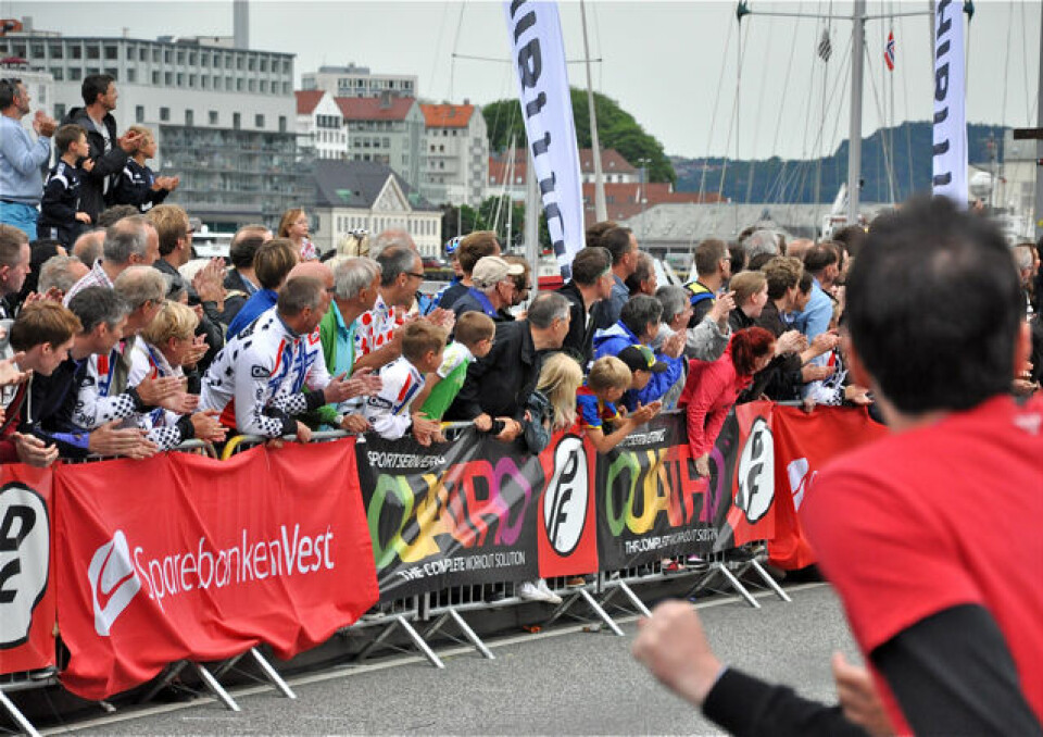 Fartsfest i Bergen sentrum