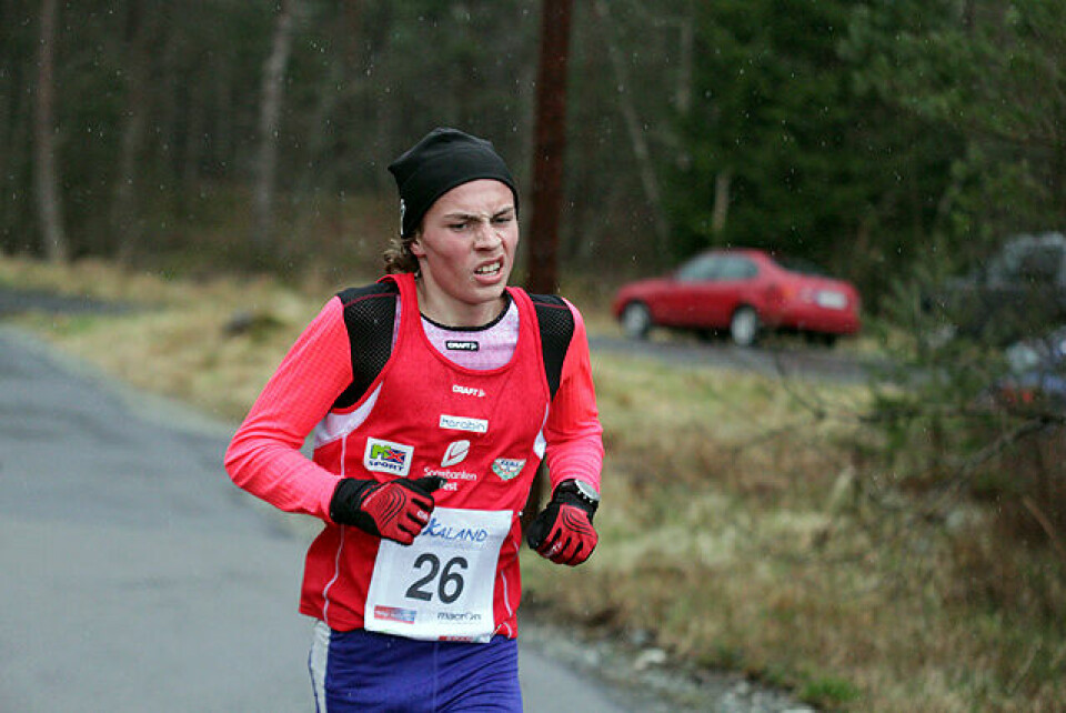 Pernille Thomassen løp fra alle i våt Kalandkarusell IMG_0111.jpg