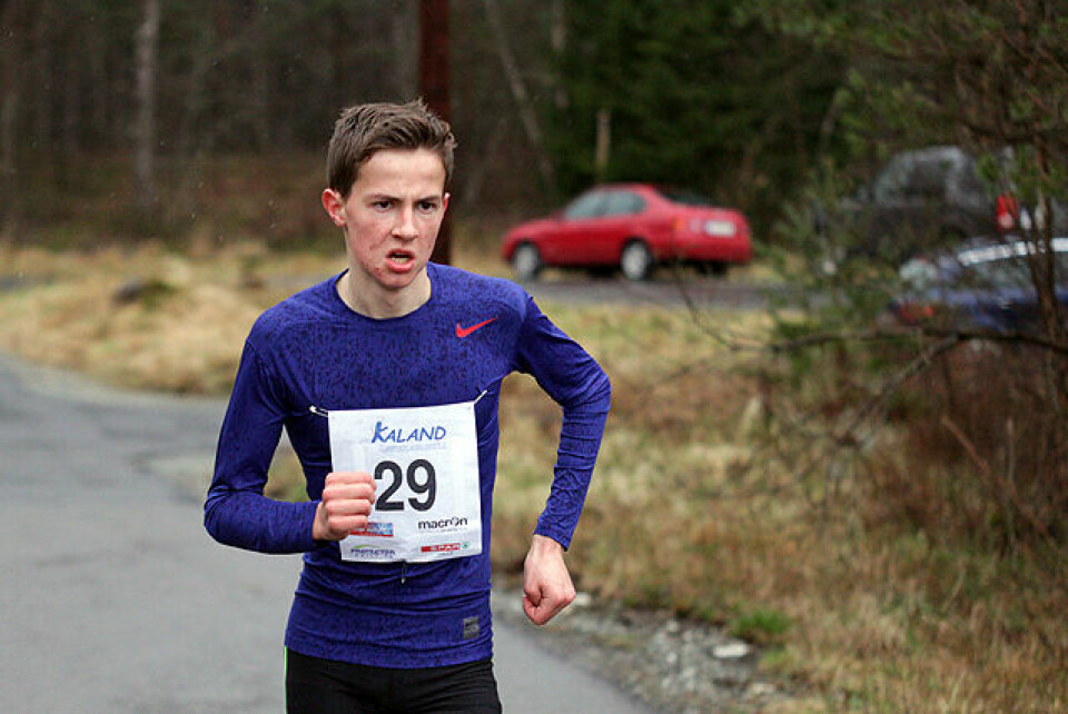 Pernille Thomassen løp fra alle i våt Kalandkarusell IMG_0121.jpg