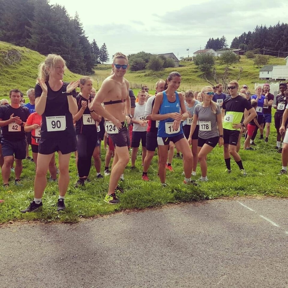 Falk og Taranger vant ultraløpet i rekordstort Møkster Maraton Start_nautisk.jpg