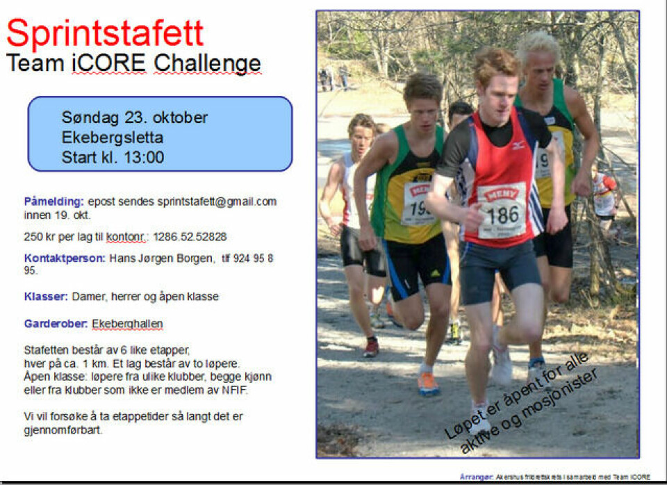 Løp stafett på Ekeberg!