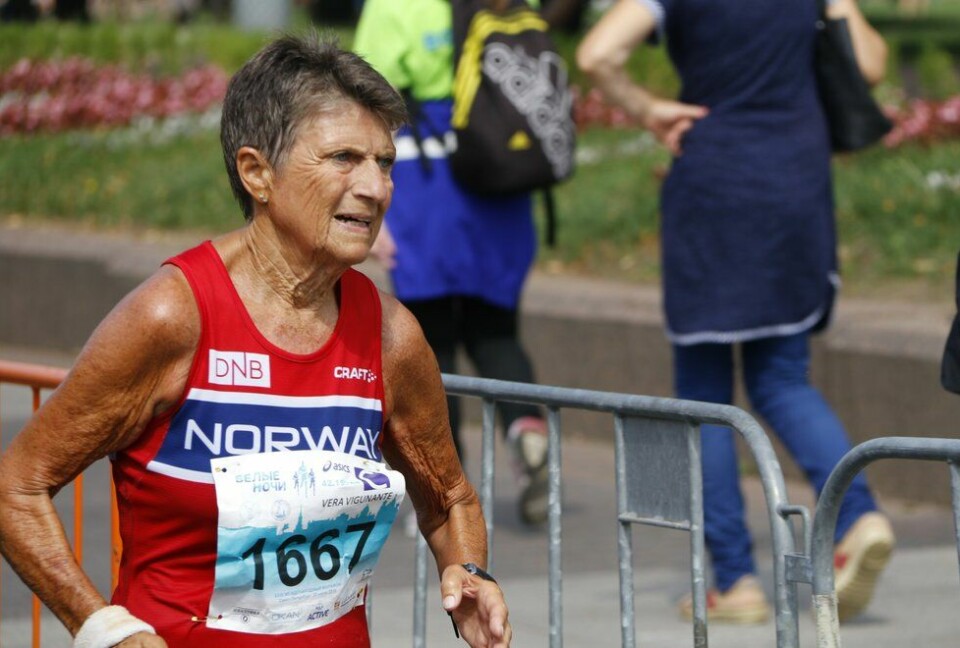 Jeg er en glad livstidsutøver og livsnyter! Vera Nystad - White Nights Marathon, St. Petersburg 2018