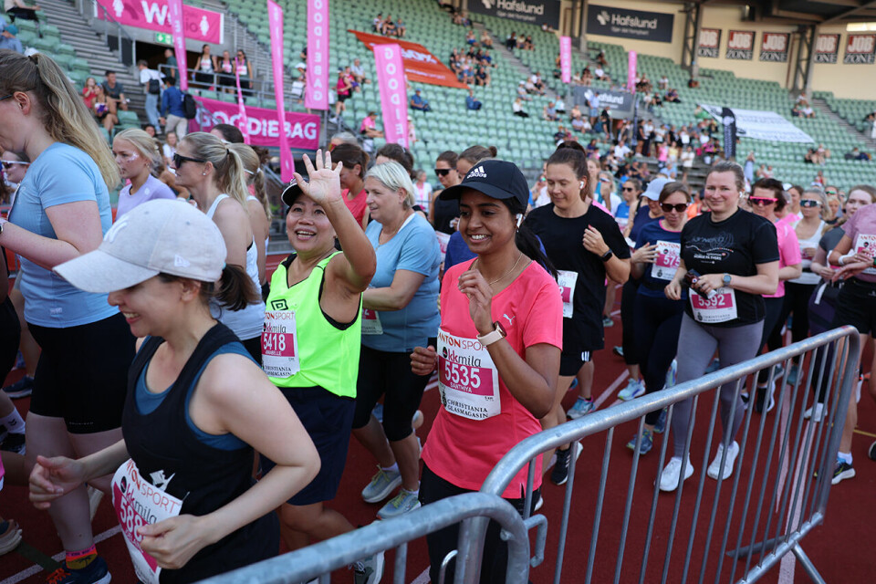 KK-mila - En løpefest for alle kvinner i strålende sommervær 5km-puljestart-bilde1.jpg