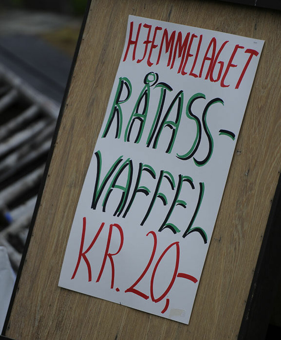 Råtasser i full utfoldelse