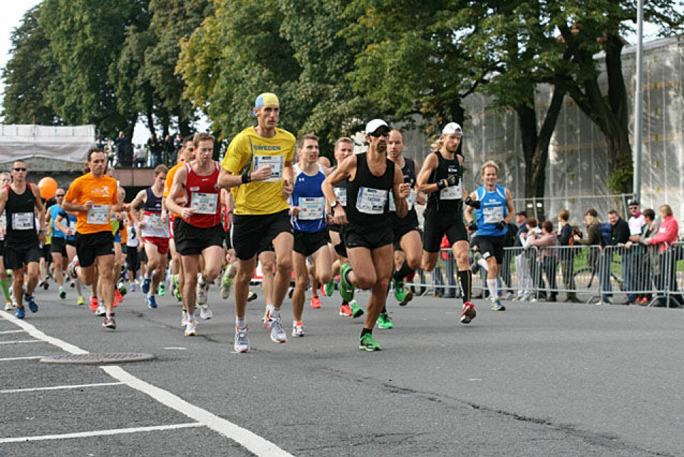 Oslo Maraton: Maratonløpet med NM