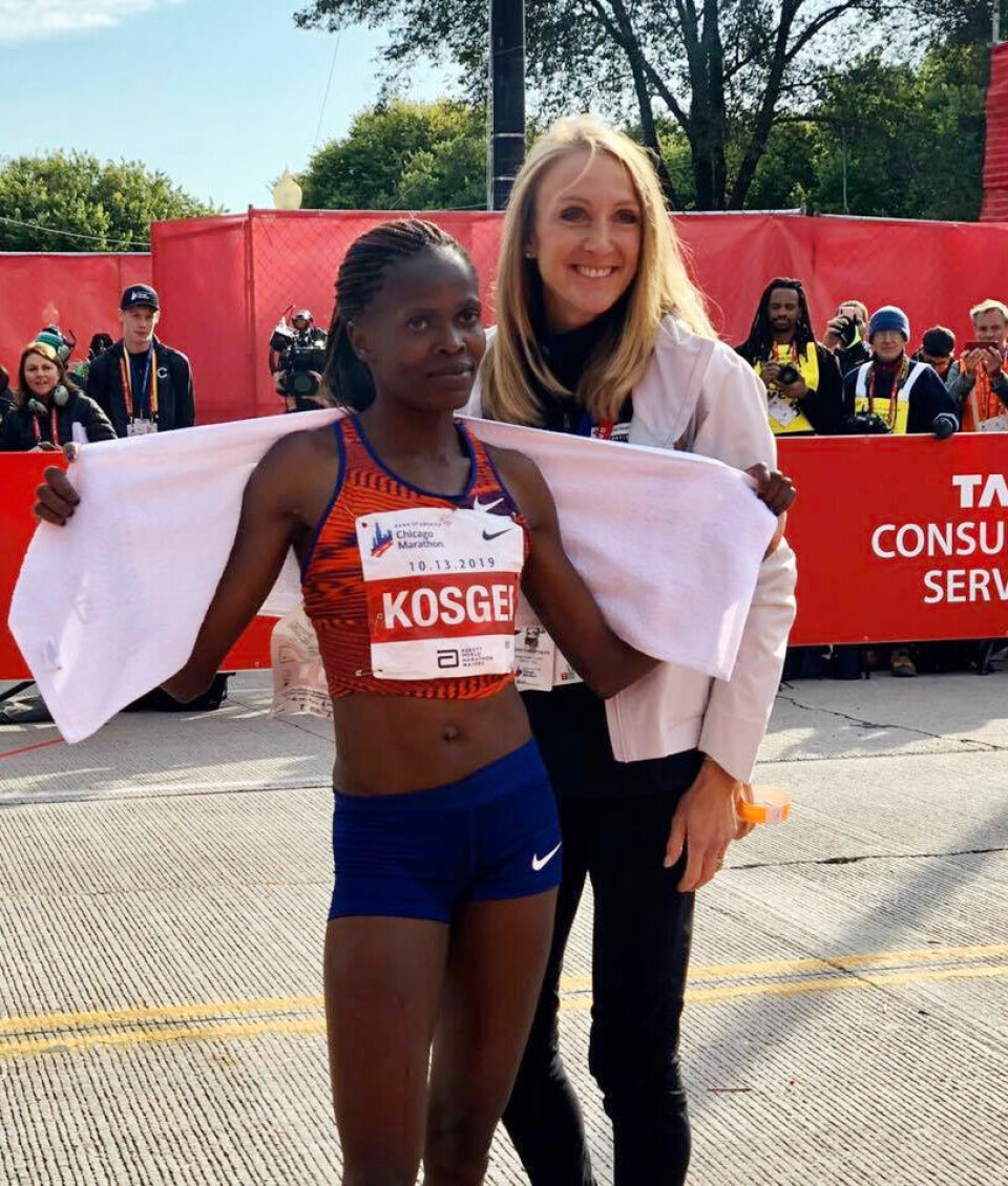 Verdensrekord og mange sterke norske tider i Chicago Marathon Chicago_Kosgei_Radcliffe.jpg