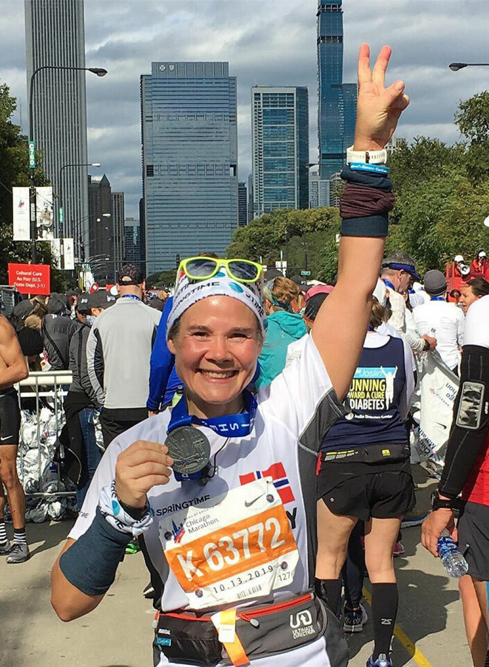 Verdensrekord og mange sterke norske tider i Chicago Marathon Jenny_Midbjer_Chicago_Marathon.jpg