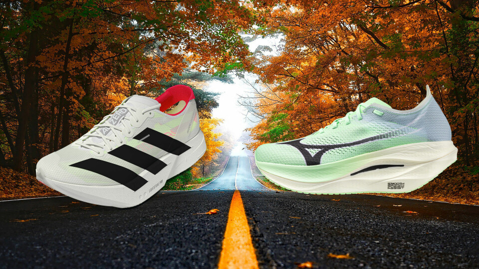 Kondis har testet de nye superskoene Adizero Adios Pro 4 og Wave Rebellion Pro 3. (Illustrasjon: Adidas + Mizuno + pixabay) Kondis har testet de nye superskoene Adizero Adios Pro 4 og Wave Rebellion Pro 3. (Illustrasjon: Adidas + Mizuno + pixabay)