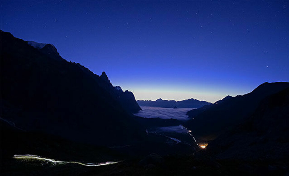 Dobbelt fransk i Ultra-trail Mont Blanc - Didrik Hermansen brøt hodelykter-Pascal-Tournaire.jpg