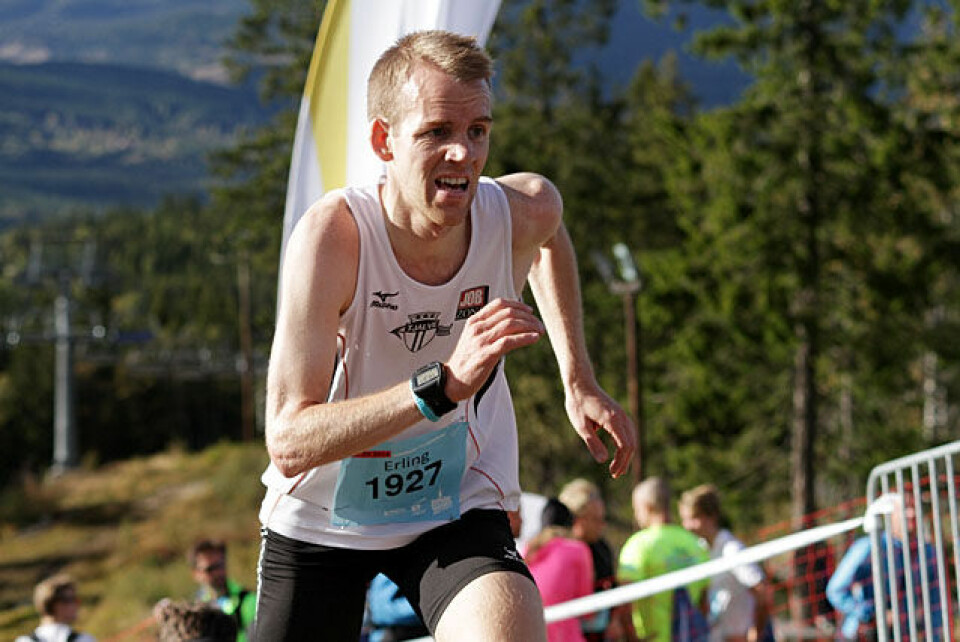 Erling Hisdal, Tjalve som har sitt store mål om å komme blant de tre beste i årets Norgescup i Motbakkeløp topper cupen foran siste løp. Her fra Oslos Bratteste i 2014 Foto: Oddvar Røsten Erling Hisdal, Tjalve som har sitt store mål om å komme blant de tre beste i årets Norgescup i Motbakkeløp topper cupen foran siste løp. Her fra Oslos Bratteste i 2014 Foto: Oddvar Røsten