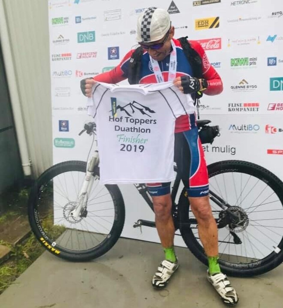 Action-Frank vant lengste løype i (våt) Hof Toppers Duathlon Svein-Erik_Bakke.jpg