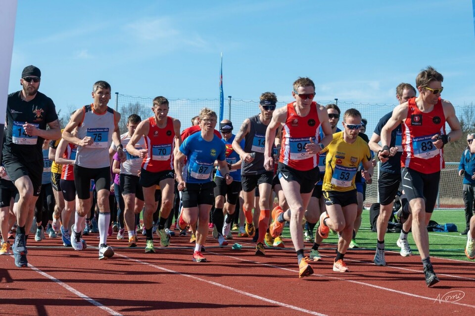 Torghatten Maraton. Her fra starten i 2023. (Foto: Nomi Kristoffersen) Torghatten Maraton. Her fra starten i 2023. (Foto: Nomi Kristoffersen)