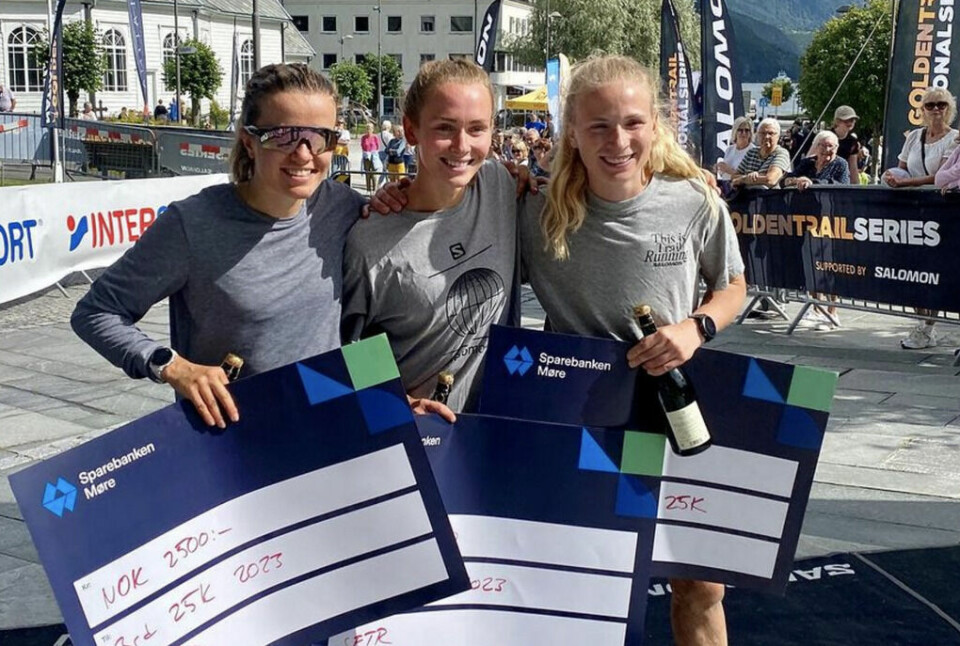 Aasmund Steien og Vilde Moser vant lengste distansen på Stranda Fjord Trail Race 25km_damer.jpg