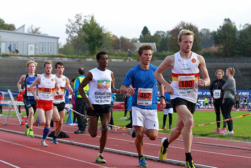 Bjørnar Sandnes Lillefosse løp lengst og raskest i Fanamilen IMG_6787.jpg