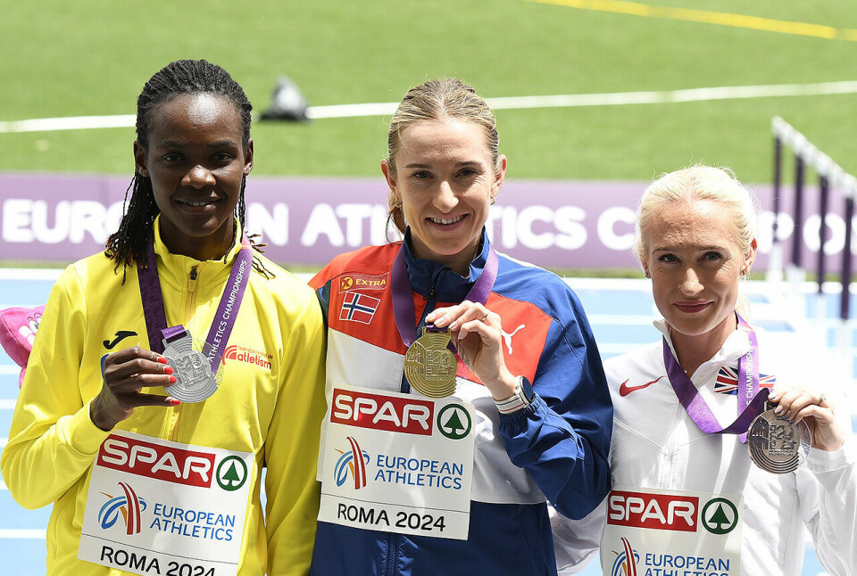 Karoline Bjerkeli Grøvdal tok EM-gull på halvmaraton medaljevinnere_50D5787.jpg