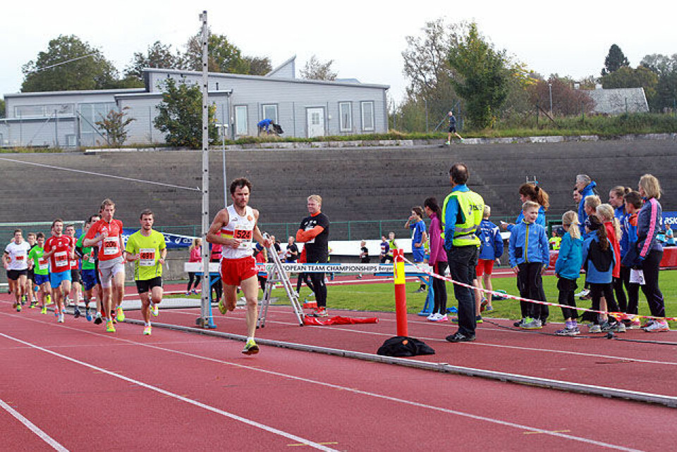 Bjørnar Sandnes Lillefosse løp lengst og raskest i Fanamilen IMG_6792.jpg