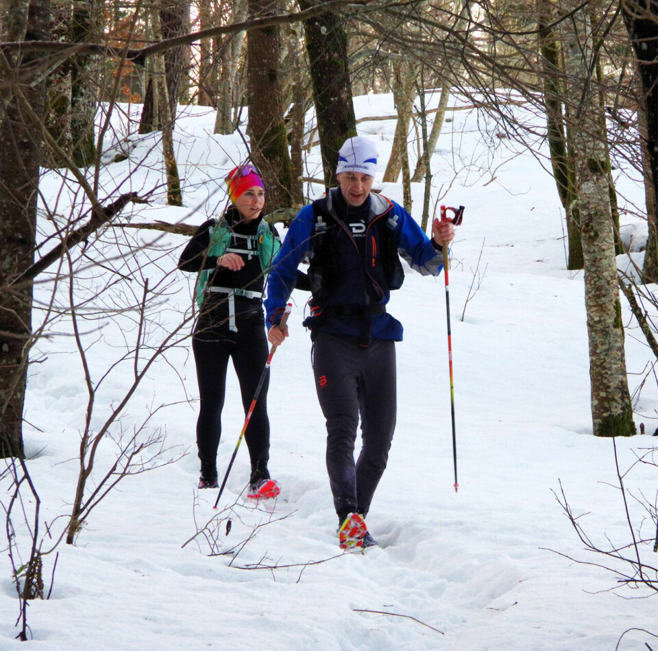 Strabasiøse forhold da 6 fullførte 50 km i Østfold Ultra Trail Winter Snoesti.jpg