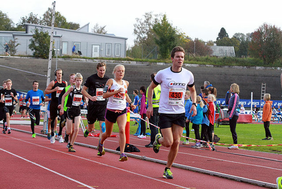 Bjørnar Sandnes Lillefosse løp lengst og raskest i Fanamilen IMG_6809.jpg