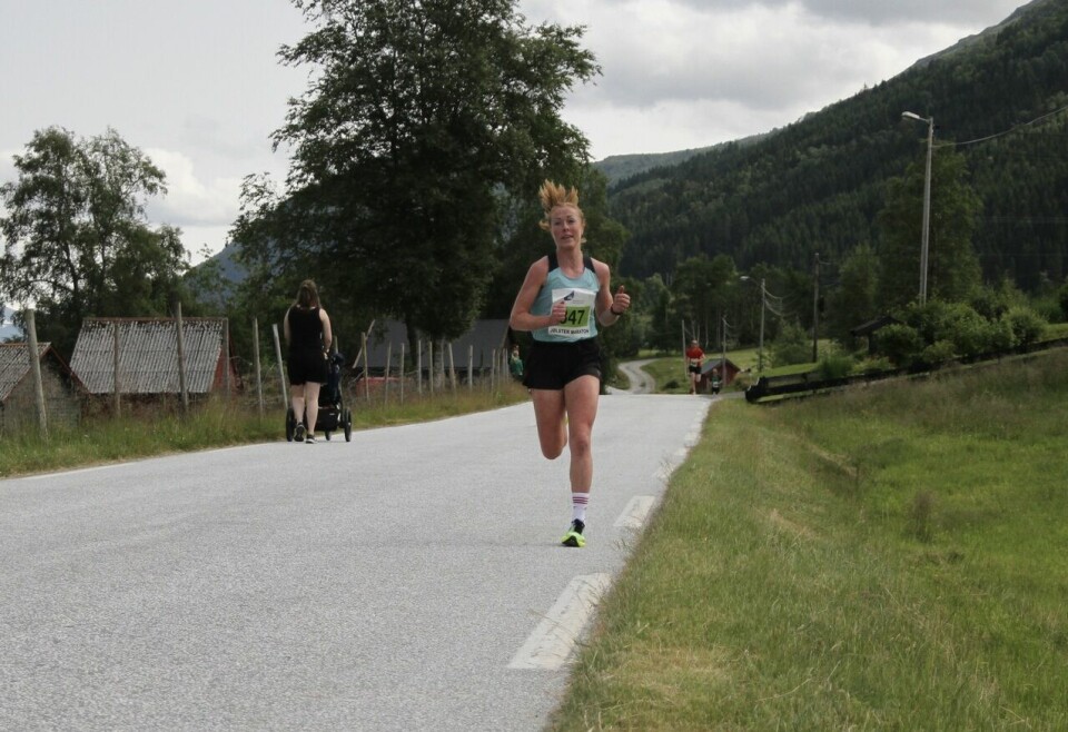 Deltakerrekord i 40-års jubileet for Jølster Maraton 5km_Eli_Anne_Dvergsdal_2