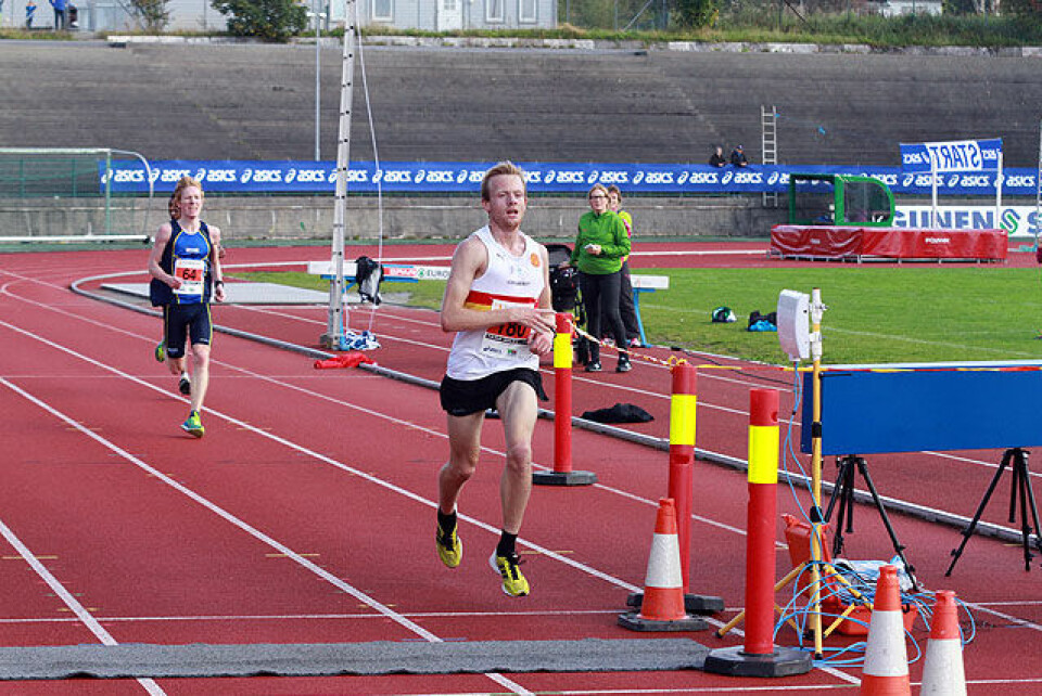 Bjørnar Sandnes Lillefosse løp lengst og raskest i Fanamilen IMG_6965.jpg