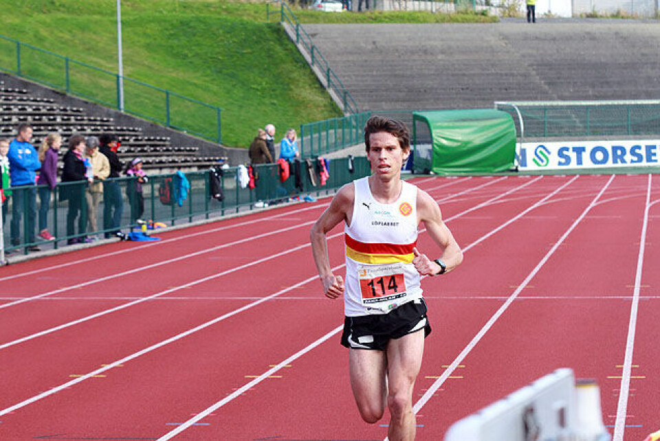 Bjørnar Sandnes Lillefosse løp lengst og raskest i Fanamilen IMG_6975.jpg