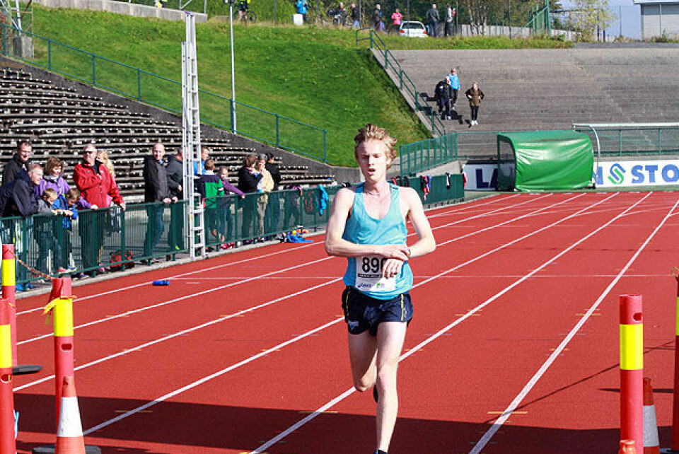 Bjørnar Sandnes Lillefosse løp lengst og raskest i Fanamilen IMG_6997.jpg