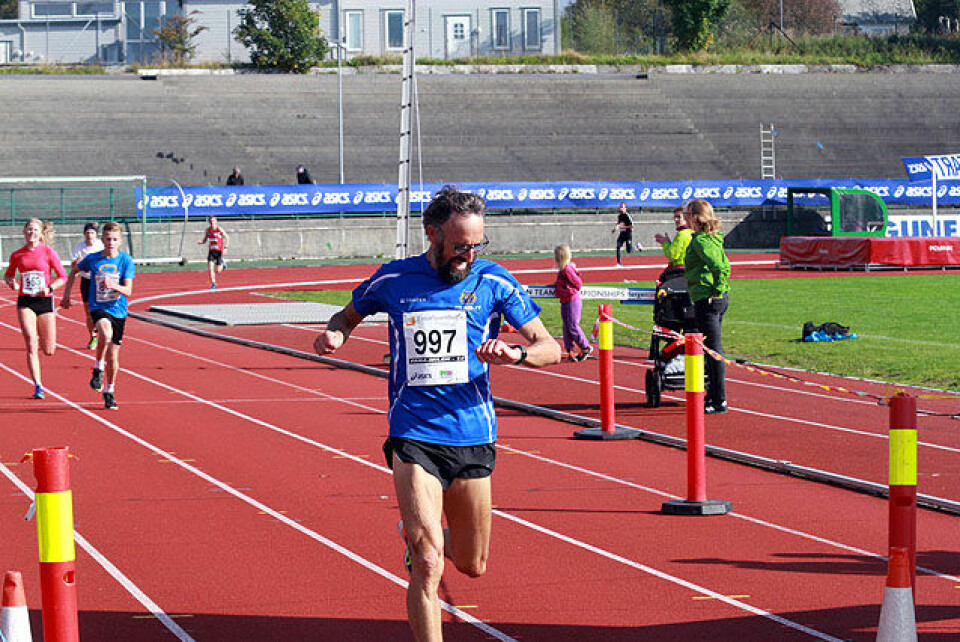 Bjørnar Sandnes Lillefosse løp lengst og raskest i Fanamilen IMG_7010.jpg