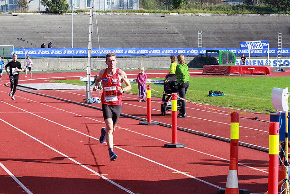 Bjørnar Sandnes Lillefosse løp lengst og raskest i Fanamilen IMG_7021.jpg
