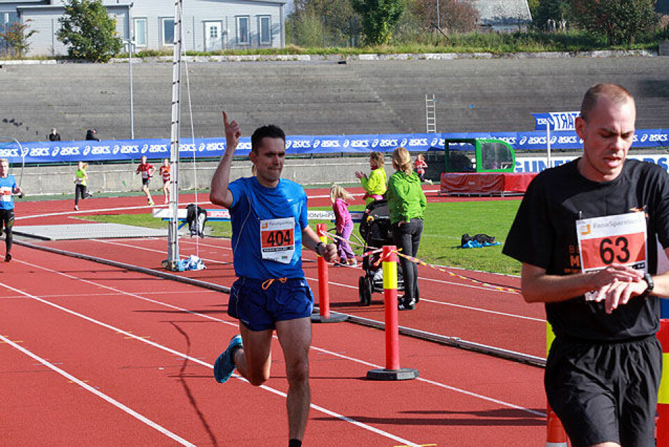 Bjørnar Sandnes Lillefosse løp lengst og raskest i Fanamilen IMG_7037.jpg
