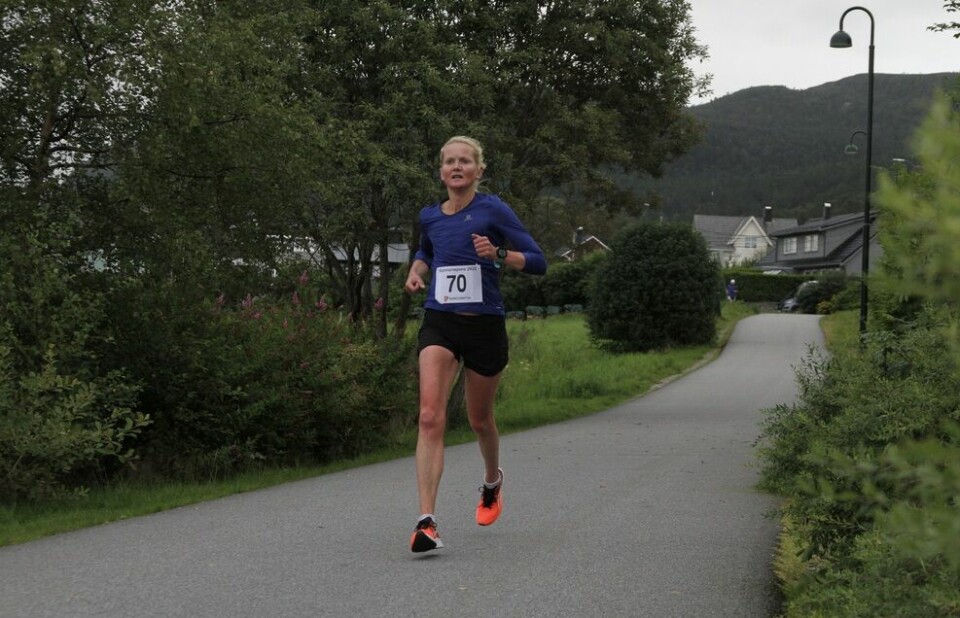 46 løpere deltok på avslutning av sommerløpene i Ålesund 10km_Louise_Skak